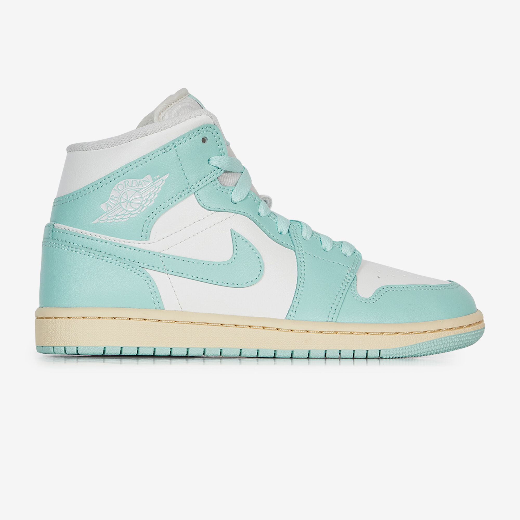 JORDAN AIR JORDAN MID BLANCO TURQUESA CORDONES MUJER Courir.es