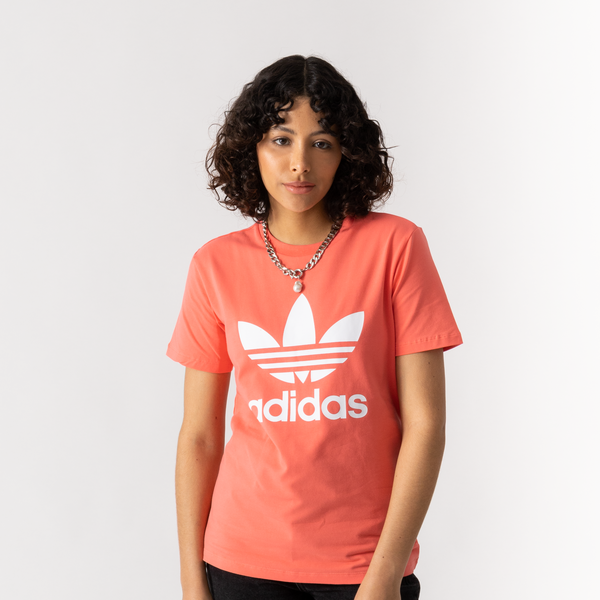 entrevista cuota de matrícula formato ADIDAS ORIGINALS TEE SHIRT TREFOIL ROSA | Courir.es