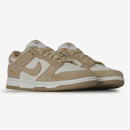 NIKE dunk DUNK LOW SUEDE MINI SWOOSH CRUDO/BEIGE MUJER