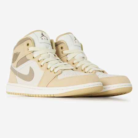 JORDAN air jordan 1 AIR JORDAN 1 MID BLANCO/CAQUI MUJER