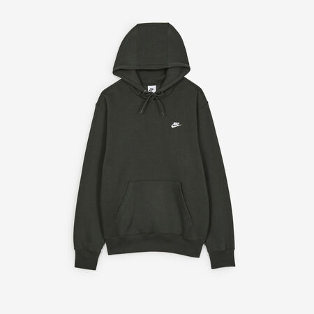 NIKE HOODIE CLUB SMALL LOGO VERDE/BLANCO HOMBRE
