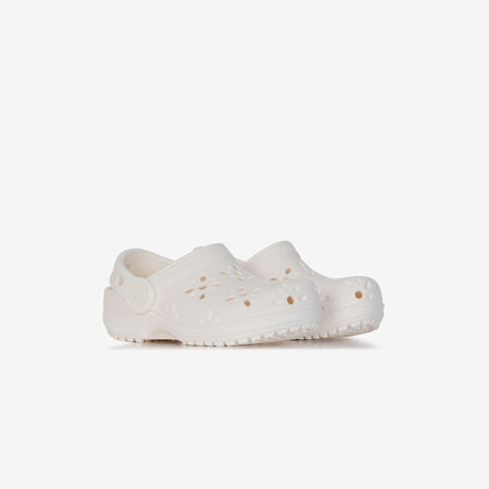 CROCS CLASSIC CLOG FLORAL BEIGE BEBÉ