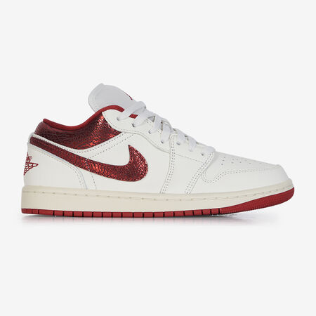 JORDAN AIR JORDAN 1 LOW SE V2 BLANCO/ROJO MUJER