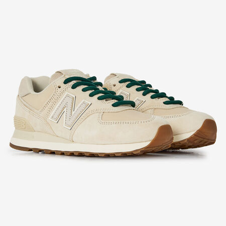 NEW BALANCE 574 574 BEIGE/VERDE MUJER