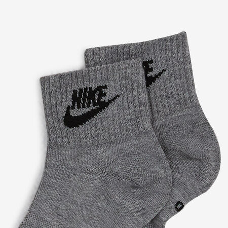 NIKE CHAUSSETTES X3 QUARTER COLORED NSW LOGO BEIGE/NOIR MIXTO
