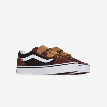 VANS old skool OLD SKOOL V MARRÓN/NEGRO INFANTIL