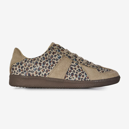 EURO TRAINER LEOPARD : MARRÓN/BEIGE