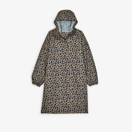 AIGLE PONCHO LEOPARD MARRÓN MUJER