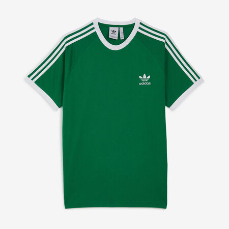 ADIDAS ORIGINALS TEE SHIRT 3 STRIPES VERDE/BLANCO HOMBRE