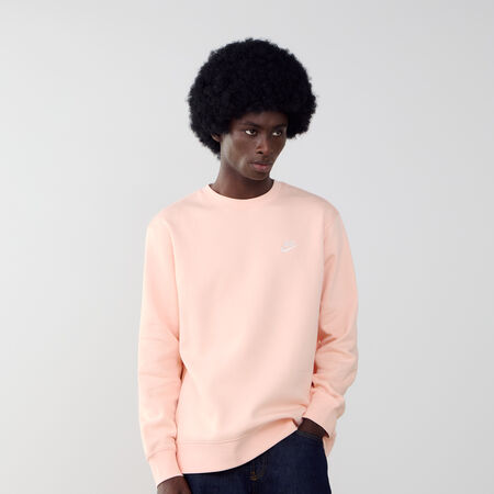 NIKE SWEAT CREW CLUB ROSA/BLANCO HOMBRE