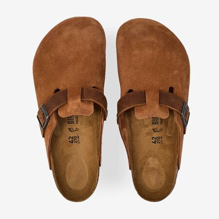 BIRKENSTOCK boston BOSTON LEATHER MIX COGNAC MARRÓN HOMBRE