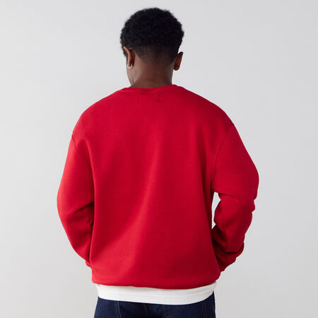 JORDAN SWEAT CREW BROOKLYN ROJO/BLANCO HOMBRE
