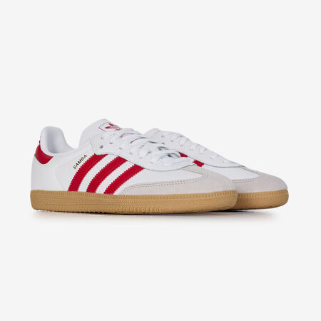 ADIDAS ORIGINALS samba SAMBA OG BLANCO/ROJO JUNIOR