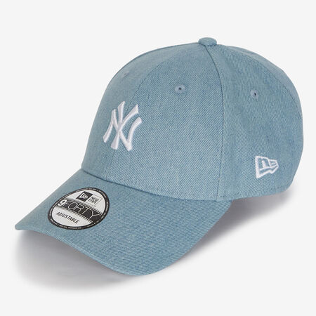NEW ERA 9FORTY NY DENIM EMBROIDERY LOGO AZUL/BLANCO HOMBRE
