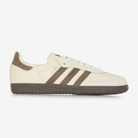 ADIDAS ORIGINALS samba SAMBA OG BEIGE/MARR&Oacute;N MUJER
