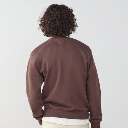 JORDAN SWEAT CREW BROOKLYN MARRÓN/BEIGE HOMBRE
