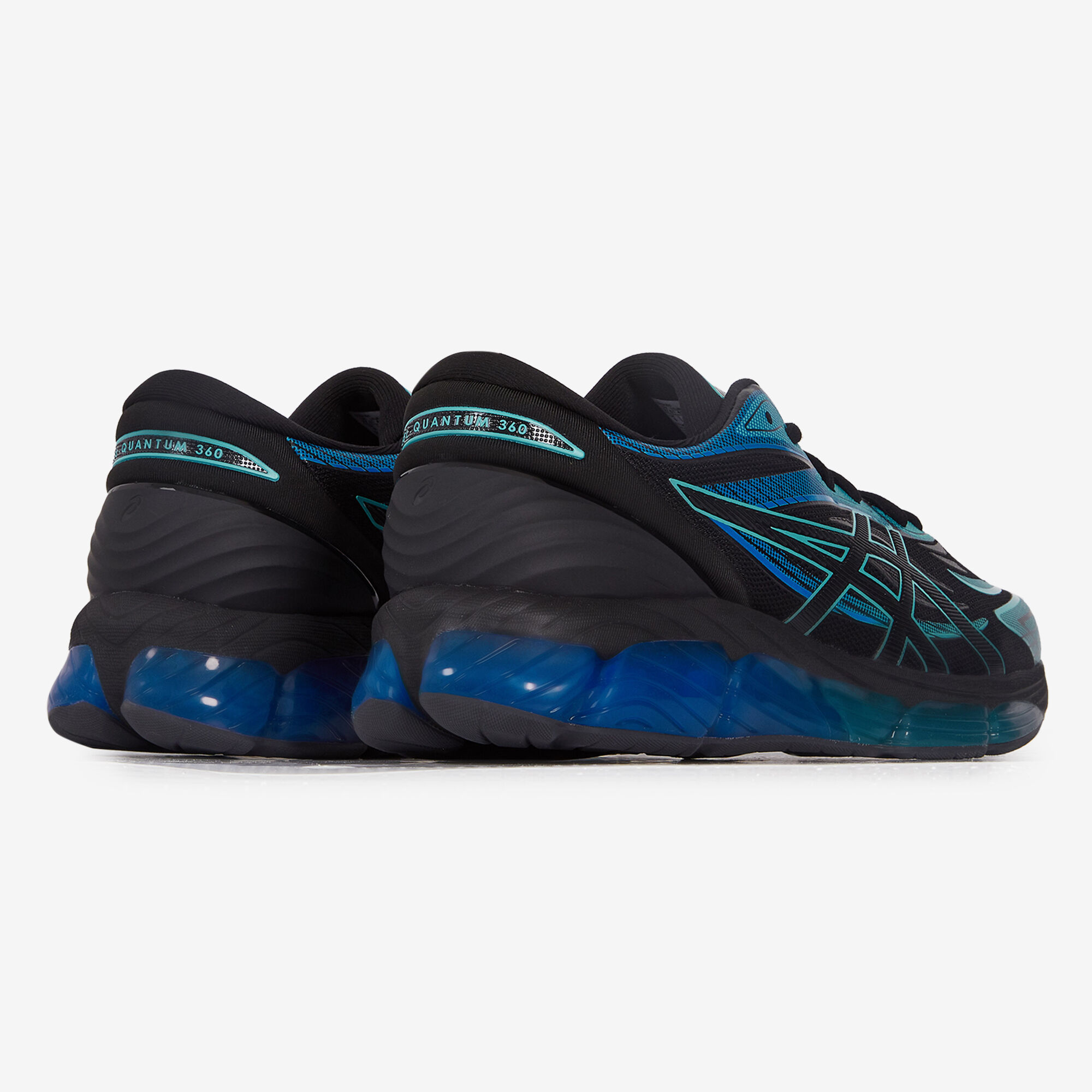 ASICS GEL QUANTUM 360 VIII NEGRO AZUL CORDONES HOMBRE Courir.es