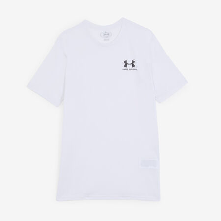 UNDER ARMOUR TEE SHIRT SIDE LOGO BLANCO MUJER