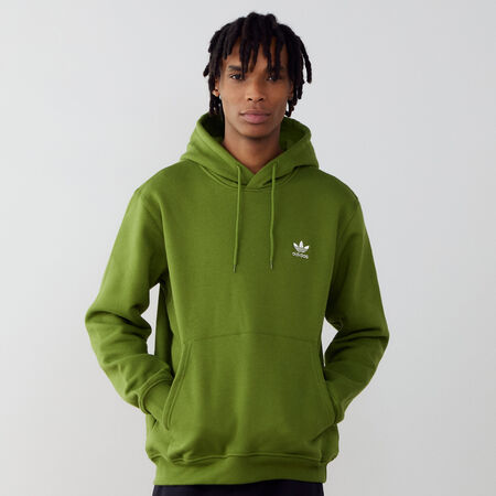 ADIDAS ORIGINALS HOODIE ESSENTIAL TREFOIL VERDE/BLANCO HOMBRE
