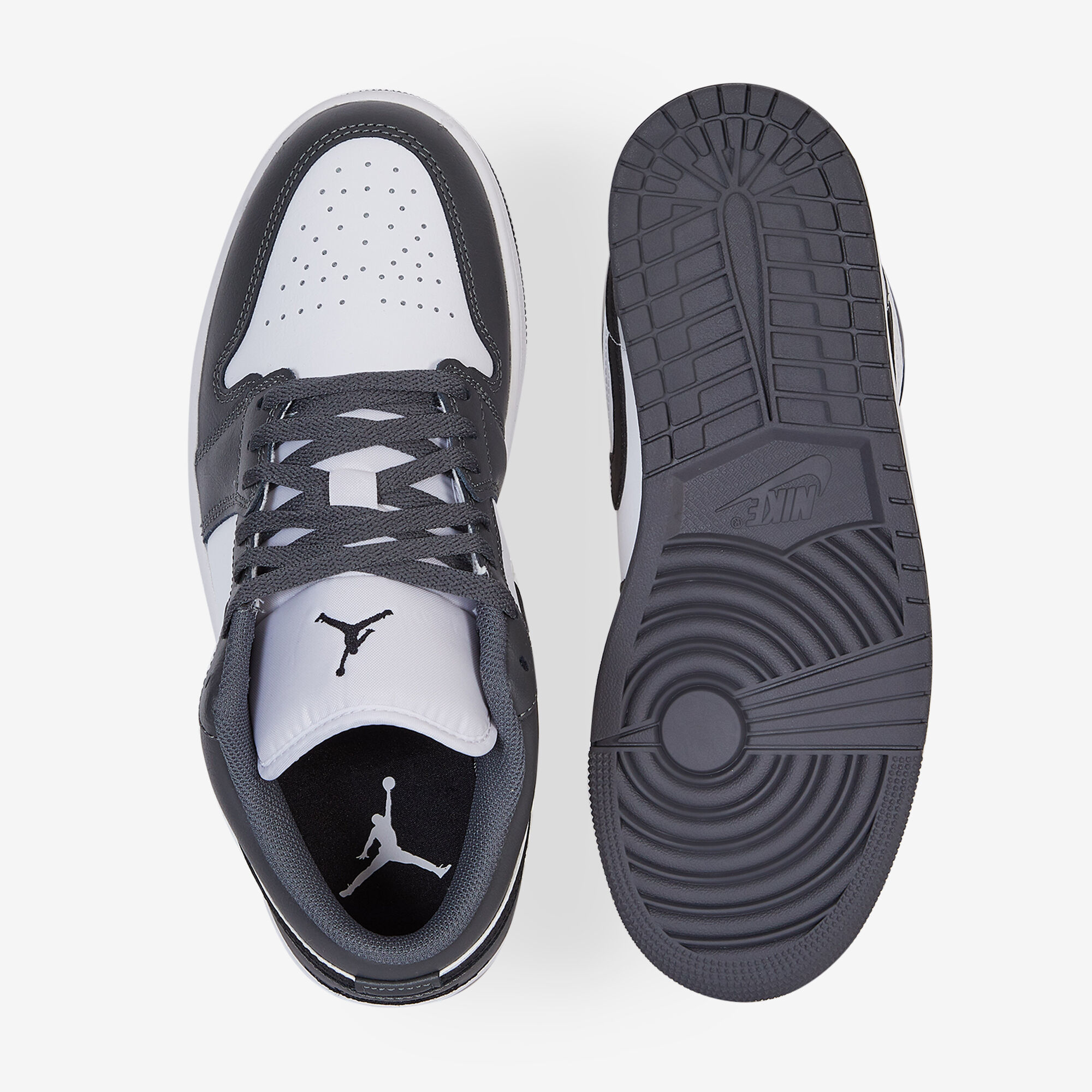 JORDAN AIR JORDAN 1 LOW BLANCO GRIS CORDONES HOMBRE Courir.es