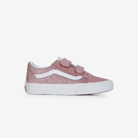 VANS old skool OLD SKOOL V GLITTER ROSA INFANTIL