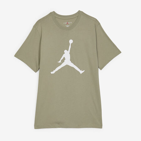 JORDAN TEE SHIRT BIG JUMPMAN BEIGE/BLANCO HOMBRE