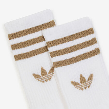 ADIDAS ORIGINALS CHAUSSETTES X3 CREW 3 STRIPES BLANCO/MARRÓN MIXTO