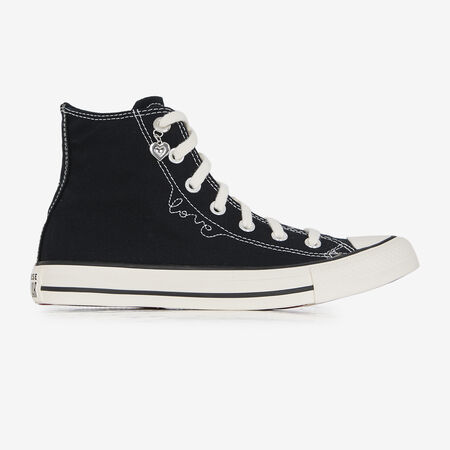 CONVERSE CHUCK TAYLOR HI LOVE NEGRO/BLANCO MUJER