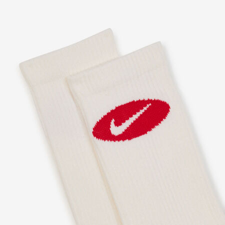 NIKE CHAUSSETTES X3 CREW LIFESTYLE CRUDO/ROJO HOMBRE