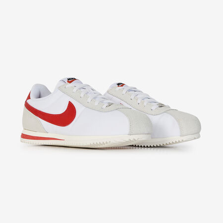 NIKE CORTEZ NYLON BLANCO/ROJO JUNIOR