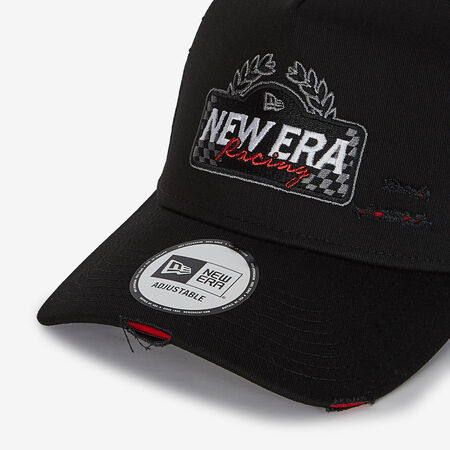 NEW ERA TRUCKER NE MOTOSPORT PATCH NEGRO HOMBRE