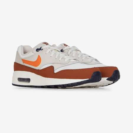 NIKE air max AIR MAX 1 BLANC/ORANGE JUNIOR