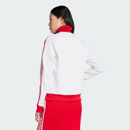 ADIDAS ORIGINALS JACKET FZ ADICOLOR CLASSICS BLANCO/ROJO MUJER