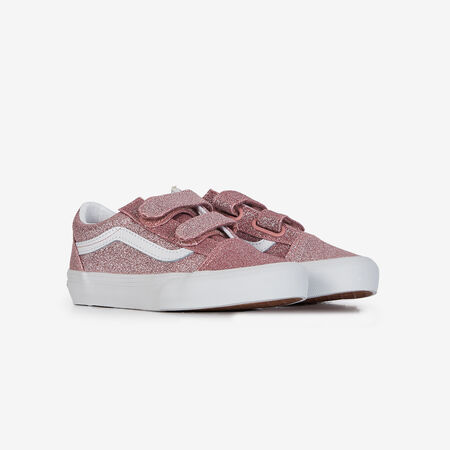 VANS old skool OLD SKOOL V GLITTER ROSA INFANTIL