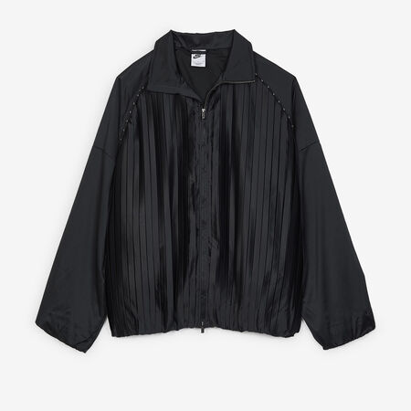 NIKE JACKET TRACKSUIT PLEATED NEGRO/BLANCO MUJER