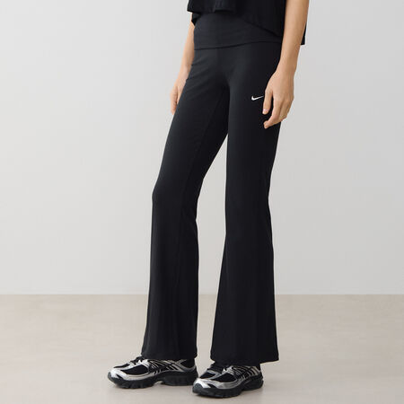 NIKE PANT WIDE LEG CHILL KNIT NEGRO MUJER