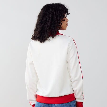 ADIDAS ORIGINALS JACKET FZ ADICOLOR CLASSICS BLANCO/ROJO MUJER