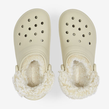 CROCS FLEECE LINED CLOG BLANCO MUJER