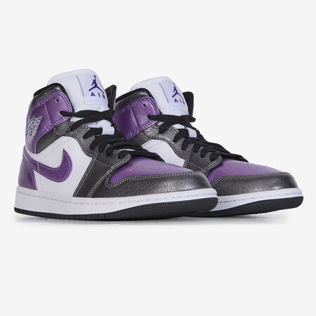 JORDAN AIR JORDAN 1 MID SE BLANCO/MORADO MUJER