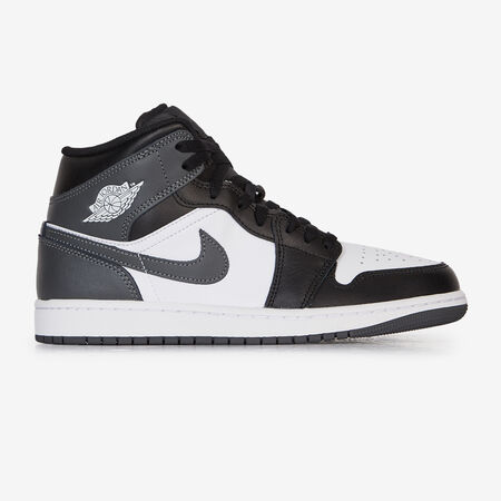 JORDAN 1 MID : BLANCO/GRIS