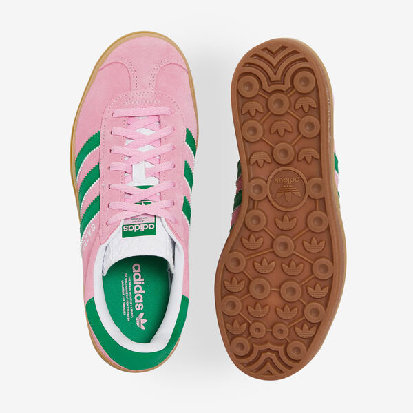 ADIDAS ORIGINALS GAZELLE BOLD ROSA/VERDE CORDONES MUJER Courir.es