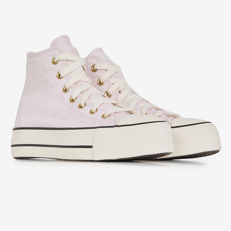 CONVERSE CHUCK TAYLOR LIFT HI LILA MUJER