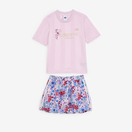 ADIDAS ORIGINALS TEE SET LIBERTY ROSA/MULTICOLOR INFANTIL
