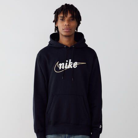 NIKE HOODIE CLUB CTB NEGRO/CRUDO HOMBRE