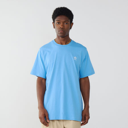 ADIDAS ORIGINALS TEE SHIRT ESSENTIAL TREFOIL AZUL/BLANCO HOMBRE