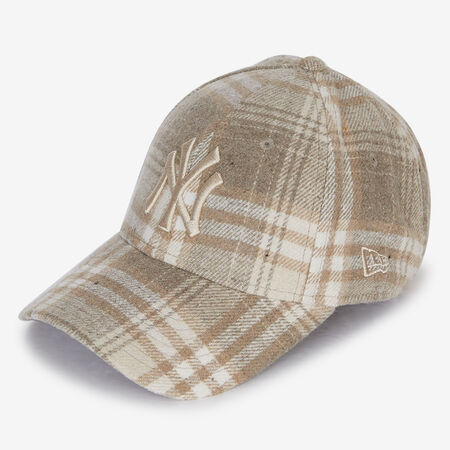 NEW ERA 9FORTY NY PLAID CARAMELO HOMBRE