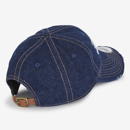 NEW ERA 9TWENTY NY DENIM DISTRESS AZUL HOMBRE