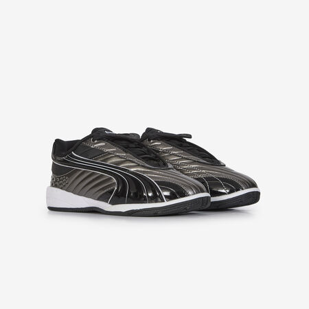 PUMA V-S2 PLATEADO/NEGRO INFANTIL