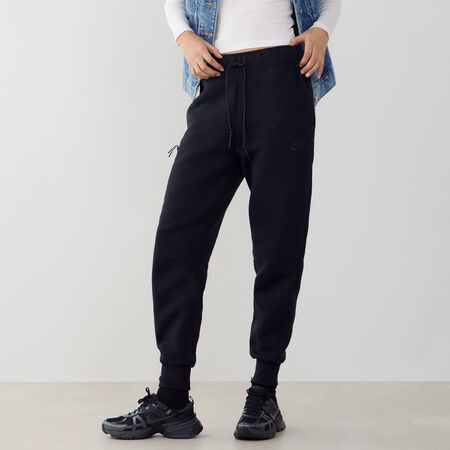 NIKE PANT JOGGER TECH FLEECE NEGRO MUJER
