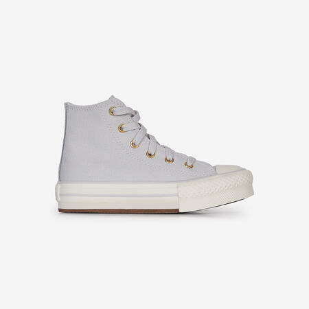 CONVERSE chuck taylor all star CHUCK TAYLOR ALL STAR EVA LIFT HI GRIS/DORADO INFANTIL